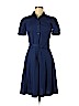 Tahari by ASL Blue Casual Dress Size 4 (petite) - photo 1