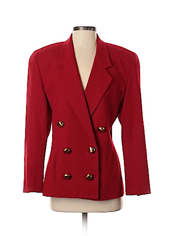 Linda Allard Ellen Tracy Wool Blazer (view 1)