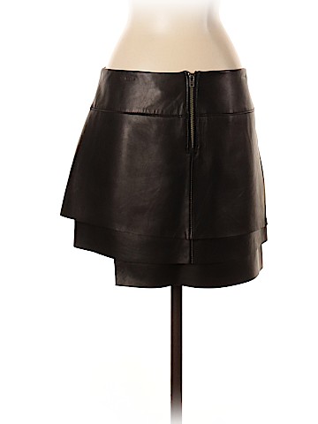 Helmut Lang Leather Skirt (view 2)