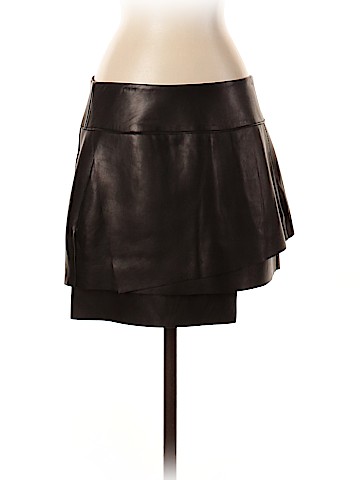 Helmut Lang Leather Skirt (view 1)