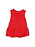 Carter's 100% Cotton Red Sleeveless Henley 9-12 MO / 12 MO - photo 1