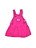 OshKosh B'gosh 100% Cotton Pink Overall Dress 9-12 MO / 12 MO - photo 1