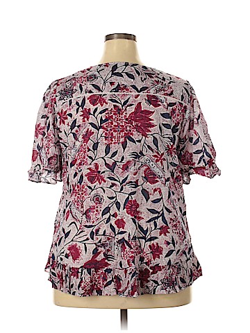 Lucky Brand Short Sleeve Blouse (view 2)