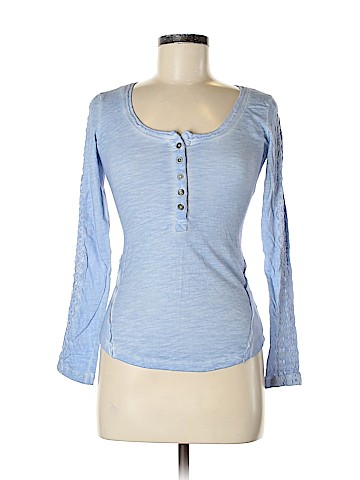 Free People Long Sleeve Henley (view 1)