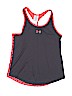 Heat Gear by Under Armour 100% Polyester Color Block Gray Active Tank Size L (kids) - photo 1