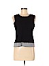 Doncaster Black Sleeveless Silk Top Size M - photo 1