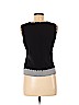 Doncaster Black Sleeveless Silk Top Size M - photo 2