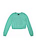 Gap Kids Solid Green Cardigan Size 14 - 16 - photo 1