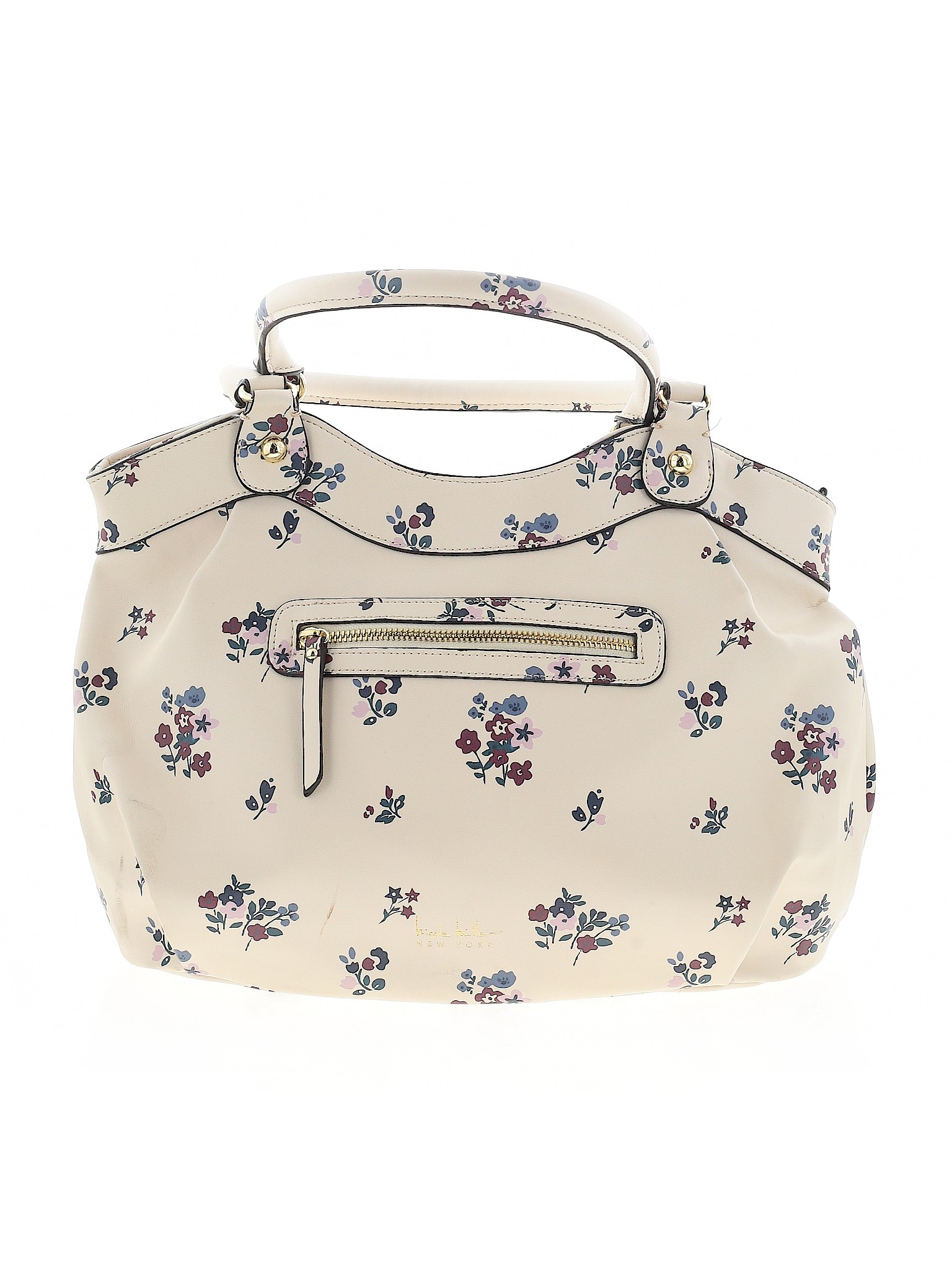 Nicole Miller Floral Ivory Shoulder Bag One Size - 91% off | thredUP