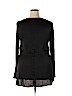 Simply Vera Vera Wang 100% Polyester Black Long Sleeve Blouse Size XL - photo 2