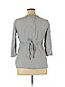 Old Navy Gray 3/4 Sleeve Blouse Size L - photo 2