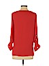 Ann Taylor LOFT 100% Polyester Red Long Sleeve Blouse Size XS (petite) - photo 2
