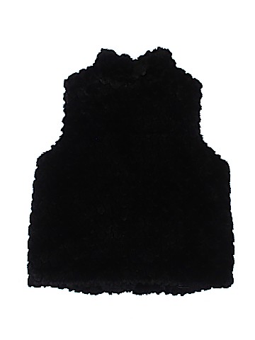 Milly Minis Faux Fur Vest (view 2)