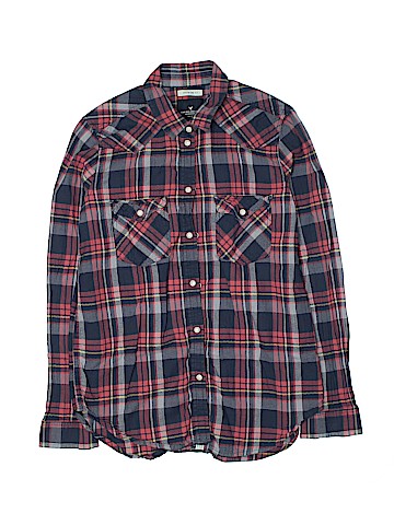 American Eagle Outfitters Long Sleeve Button-Down Shirt (view 1)