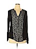 Lucky Brand Black Long Sleeve Top Size XL - photo 1