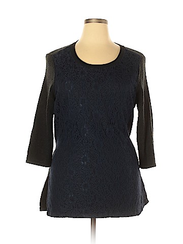 Simply Vera Vera Wang 3/4 Sleeve Blouse (view 1)