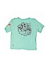 pd&c 100% Cotton Graphic Teal Short Sleeve T-Shirt Size 5 - photo 2