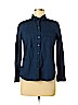 Old Navy 100% Cotton Blue Long Sleeve Button-Down Shirt Size M (petite) - photo 1