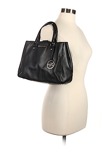 MICHAEL Michael Kors Leather Satchel (view 2)
