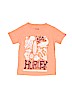 Hurley Orange Short Sleeve T-Shirt Size 4 - photo 1