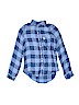 Abercrombie & Fitch 100% Viscose Blue Long Sleeve Button-Down Shirt Size 13 - 14 - photo 1