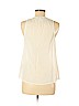 Joie 100% Cotton White Sleeveless Blouse Size M - photo 2