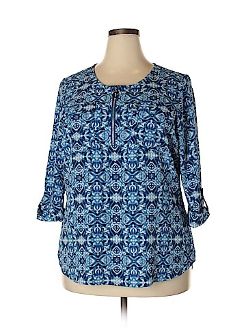 Croft & Barrow 3/4 Sleeve Blouse (view 1)