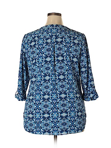 Croft & Barrow 3/4 Sleeve Blouse (view 2)