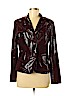 Doncaster 100% Leather Burgundy Leather Jacket Size 8 - photo 1