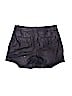 Elizabeth and James 100% Polyester Black Leather Shorts Size 0 - photo 2