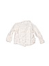 Zara 100% Cotton Ivory Long Sleeve Button-Down Shirt Size 6-9 mo - photo 2