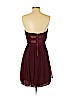 Alice + Olivia 100% Silk Burgundy Cocktail Dress Size 8 - photo 2