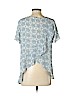 Ann Taylor LOFT 100% Polyester Blue Short Sleeve Blouse Size S (petite) - photo 2
