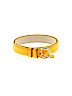 Assorted Brands 100% Leather Solid Yellow Leather Belt Size M - photo 1
