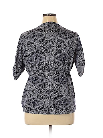 Times Two Maternity 3/4 Sleeve Blouse (view 2)