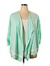 Cj Banks Teal Cardigan Size 2X - photo 1