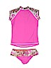 Coolies Print Pink Two Piece Swimsuit Size 8 - photo 2