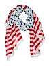 Assorted Brands Stripes Stars White Scarf One size - photo 1