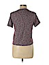 Lucky Brand Burgundy Short Sleeve Top Size L - photo 2