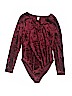 No Boundaries 100% Polyester Burgundy Bodysuit Size S - photo 1