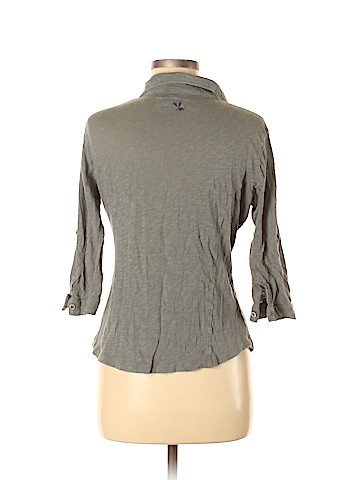 Carve Designs 3/4 Sleeve Button-Down Shirt (view 2)