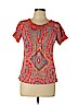 Lauren by Ralph Lauren 100% Cotton Orange Short Sleeve Top Size M (petite) - photo 1