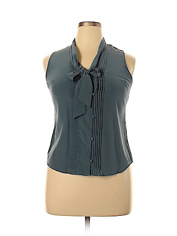 Ann Taylor Sleeveless Silk Top (view 1)