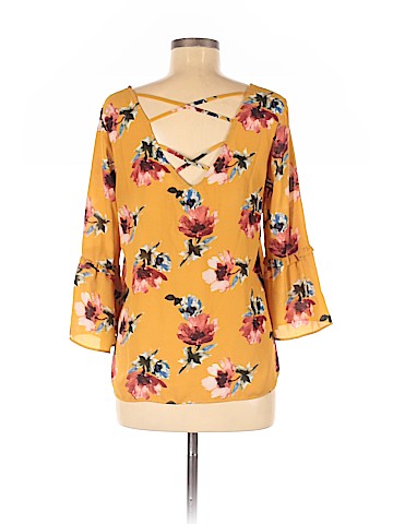 Charming Charlie 3/4 Sleeve Blouse (view 2)