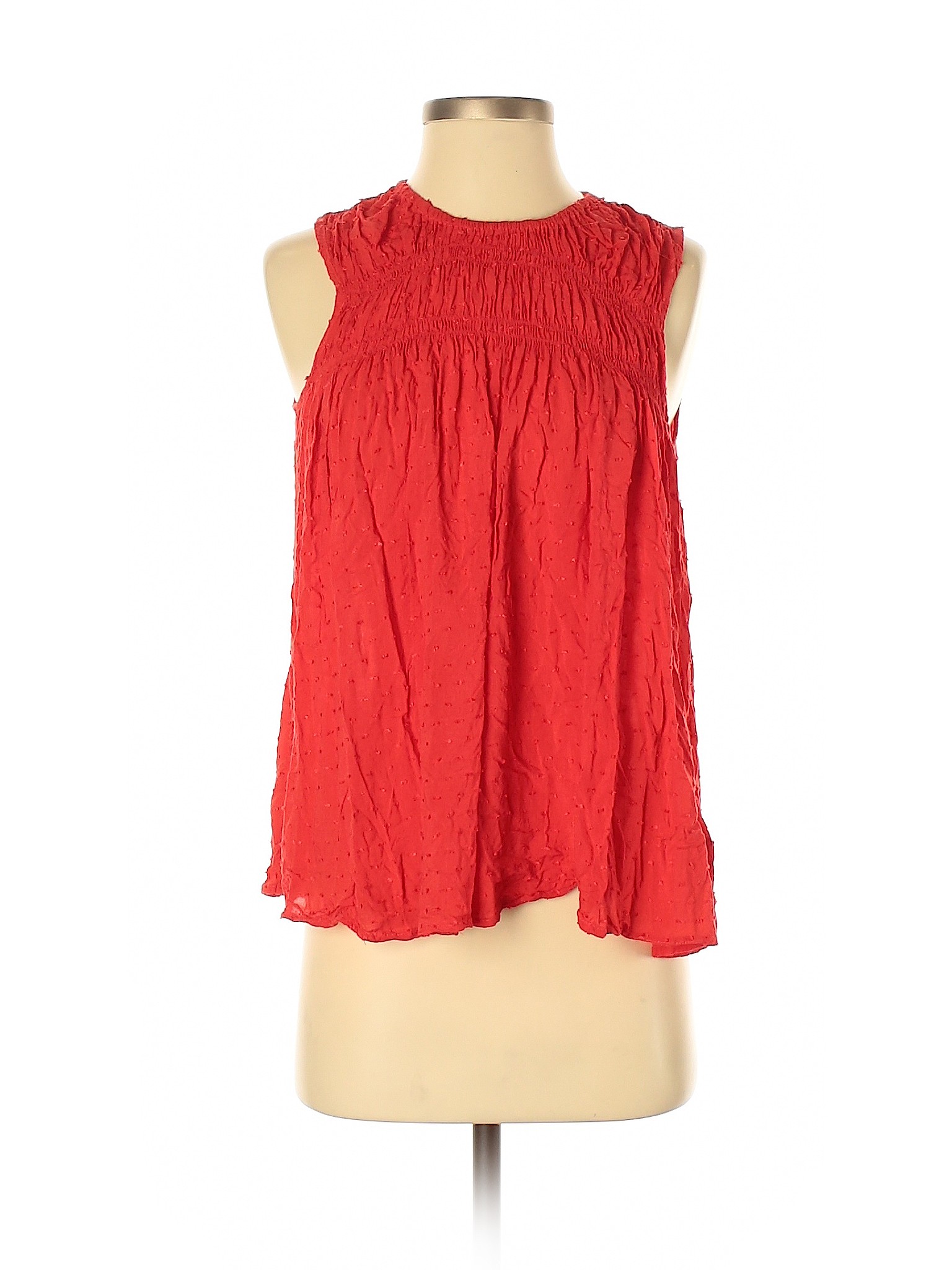 Gap Women Red Sleeveless Blouse S | eBay