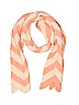 Unbranded 100% Acrylic Chevron-herringbone Stripes Pink Scarf One size - photo 1