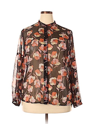 Who What Wear Long Sleeve Blouse (view 1)