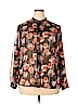 Who What Wear Black Long Sleeve Blouse Size 1X - photo 1