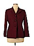 Le Suit Burgundy Blazer Size 14 (petite) - photo 1