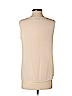 Ann Taylor LOFT 100% Polyester Tan Sleeveless Blouse Size S (petite) - photo 2